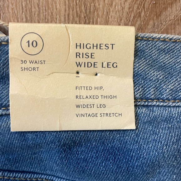 NWT Universal Thread Highest Rise Wide Leg Cropped Jeans - Picture 8 of 9